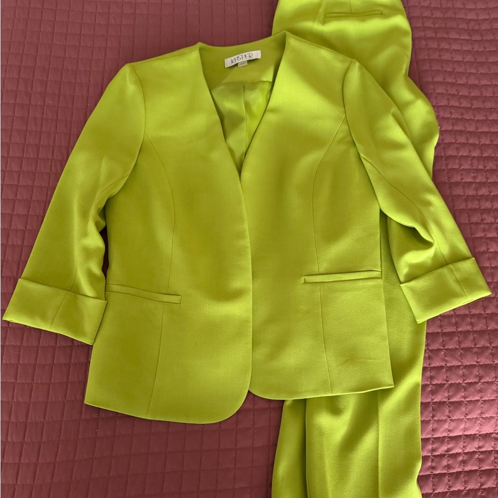 Kasper Kiwi Blazer and Pant Set